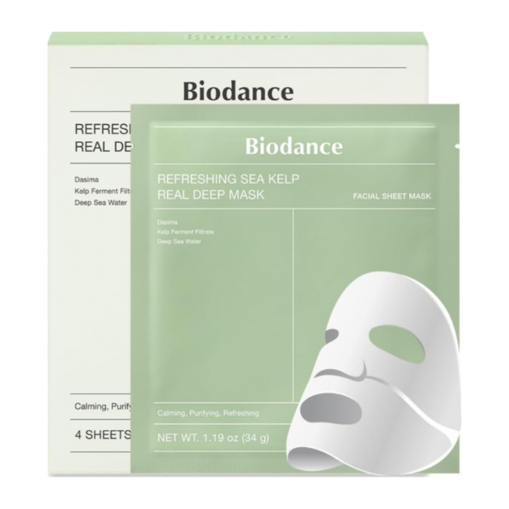 Mascarilla Facial Refrescante De Algas Marinas- Biodance