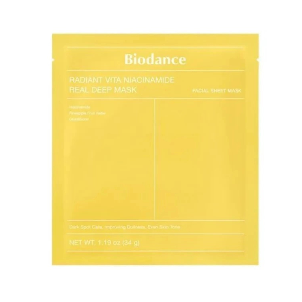 Mascarilla Facial con Niacinamida Radiant Vita- Biodance
