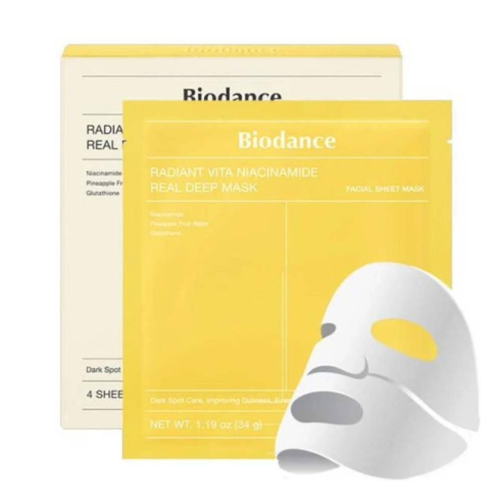 Mascarilla Facial con Niacinamida Radiant Vita- Biodance