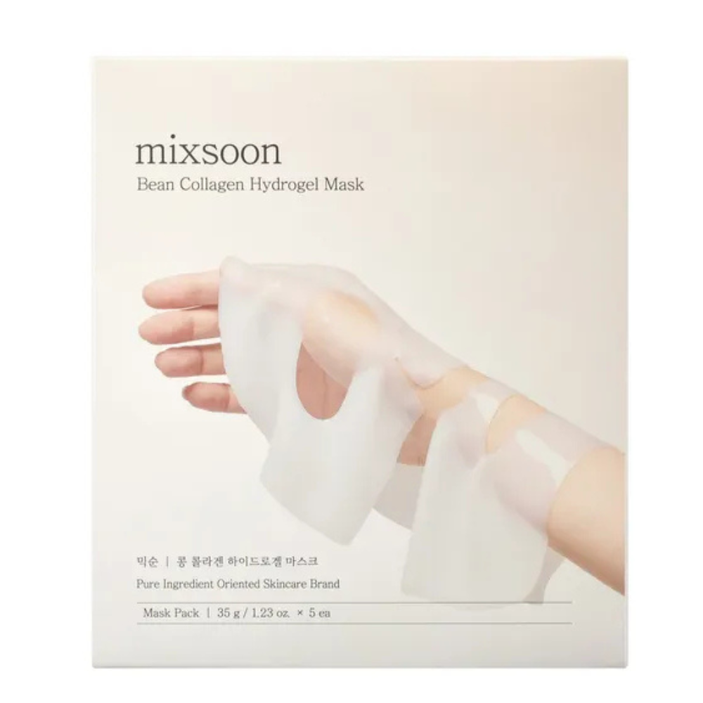 Mascarilla de Hidrogel con Colágeno y Frijol (5 pzs) - Mixsoon