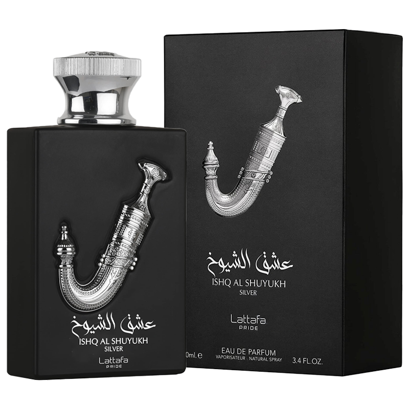 Ishq Al Shuyukh Silver, fragancia unisex- LATTAFA