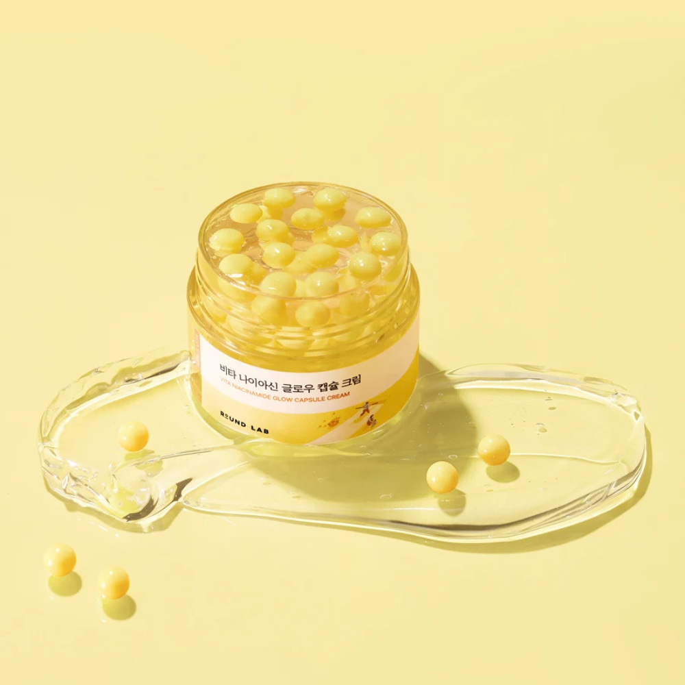 Crema con Cápsulas de Niacinamida- Round Lab