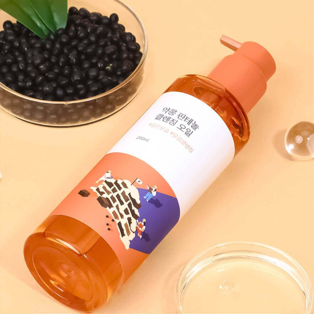 Limpiador En Aceite Soybean Panthenol Cleansing Oil 200 Ml - Round Lab