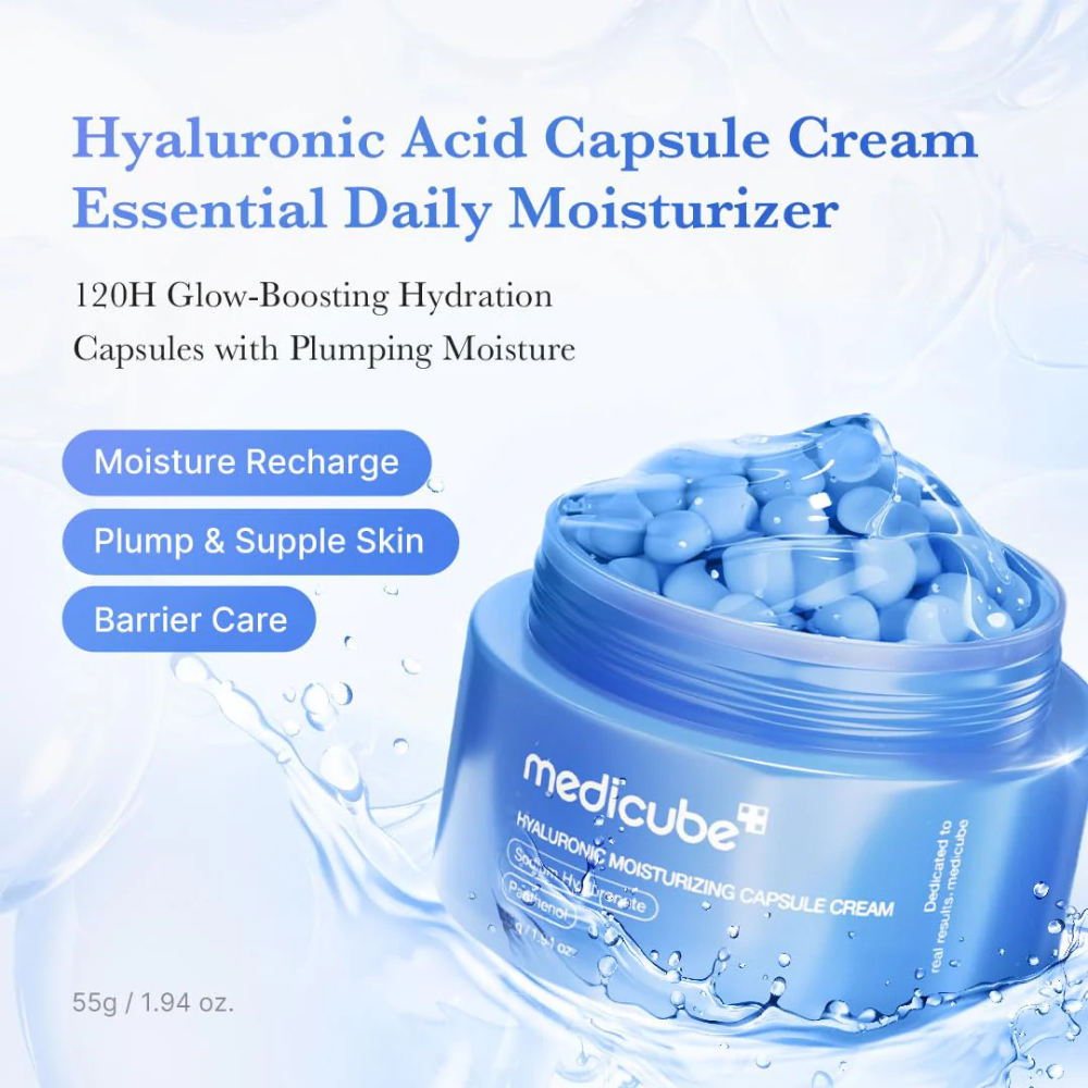 Crema Hidratante En Cápsulas Hyaluronic Moisturizing Capsule Cream 50 G - Medicube