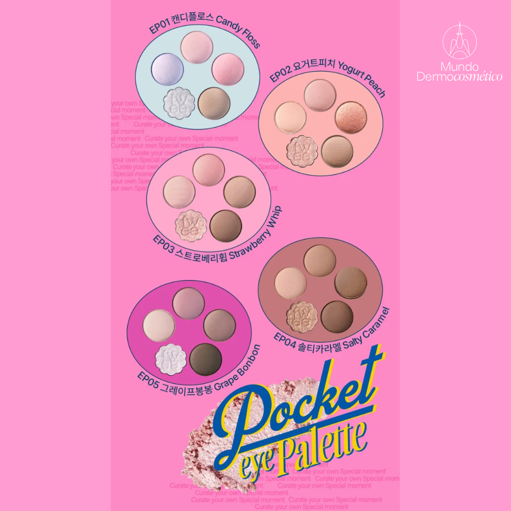 Paleta de Sombras Pocket Eye Palette  6.6 g - Fwee