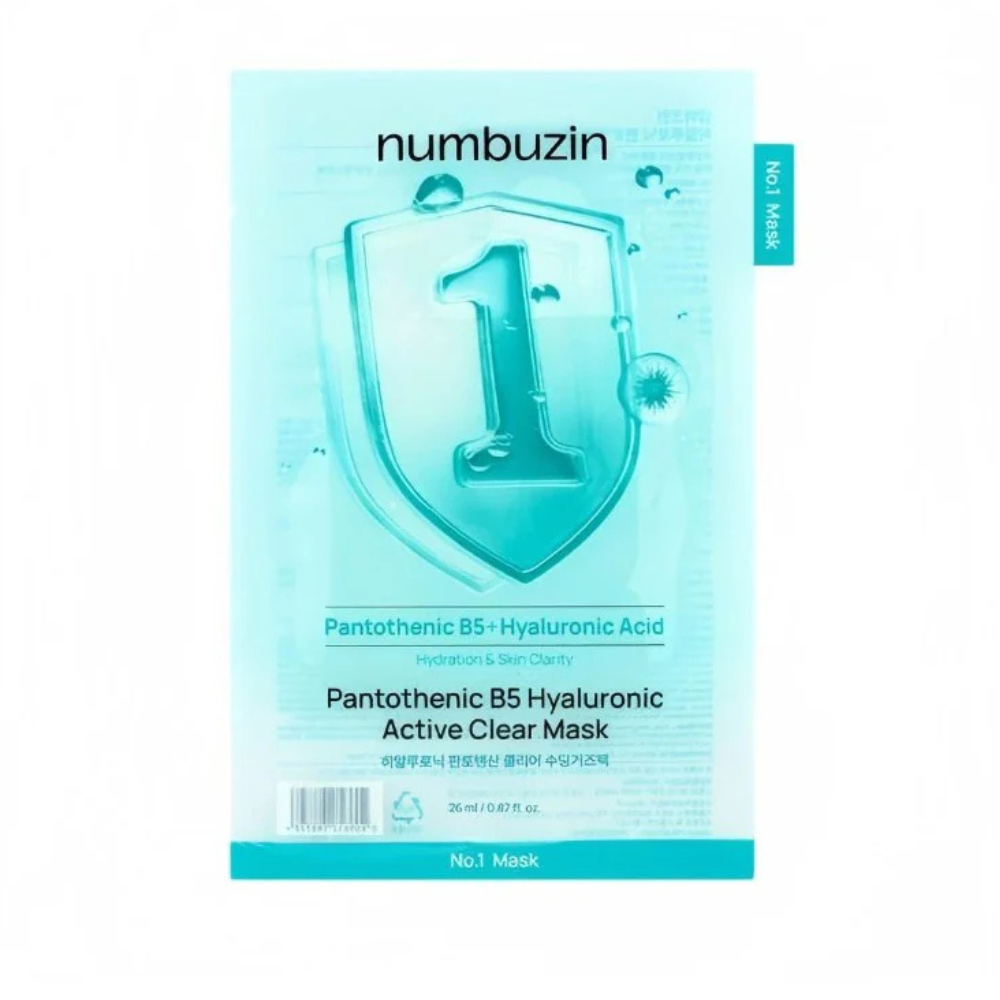 Mascarilla Hidratante No. 1 Pantothenic B5 Active Clear  - Numbuzin