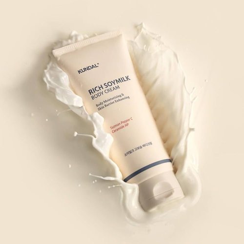 Crema Corporal Cremosa de Leche de Soya Vainilla Suave 200 ml - Kundal