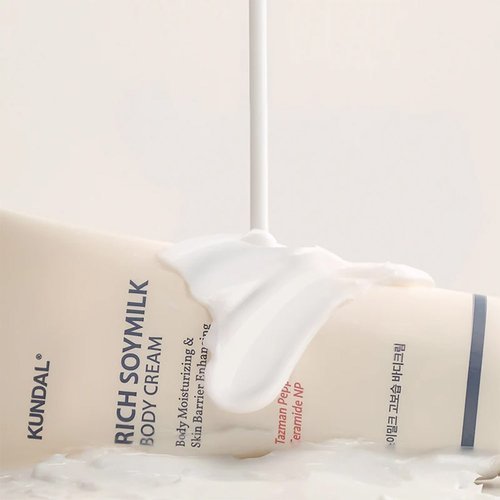 Crema Corporal Cremosa de Leche de Soya Vainilla Suave 200 ml - Kundal