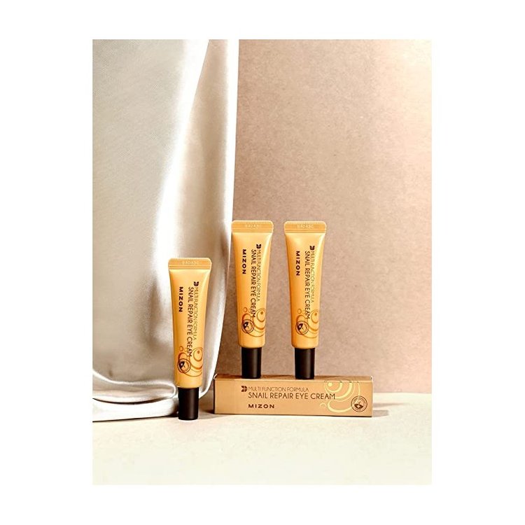Tubo Crema Reparadora de Ojos con Baba de Caracol 15ml - Mizon