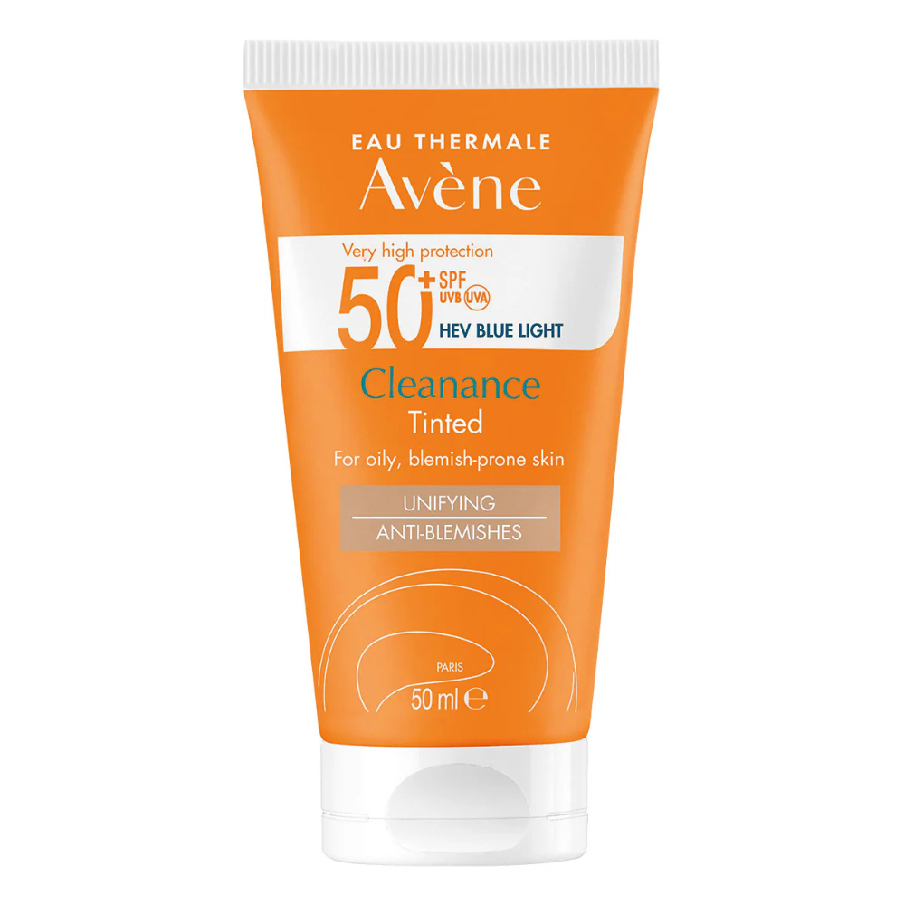 Fluido con Tinte Cleanance Solar SPF 50+ 50 ml - Avene