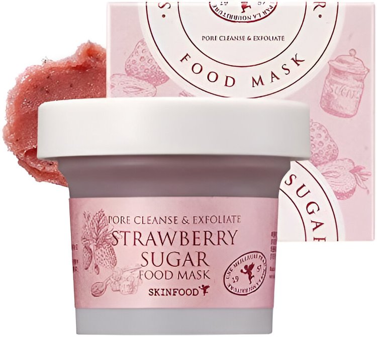 Mascarilla Exfoliante Facial Multiusos de Fresa 120 g - Skinfood