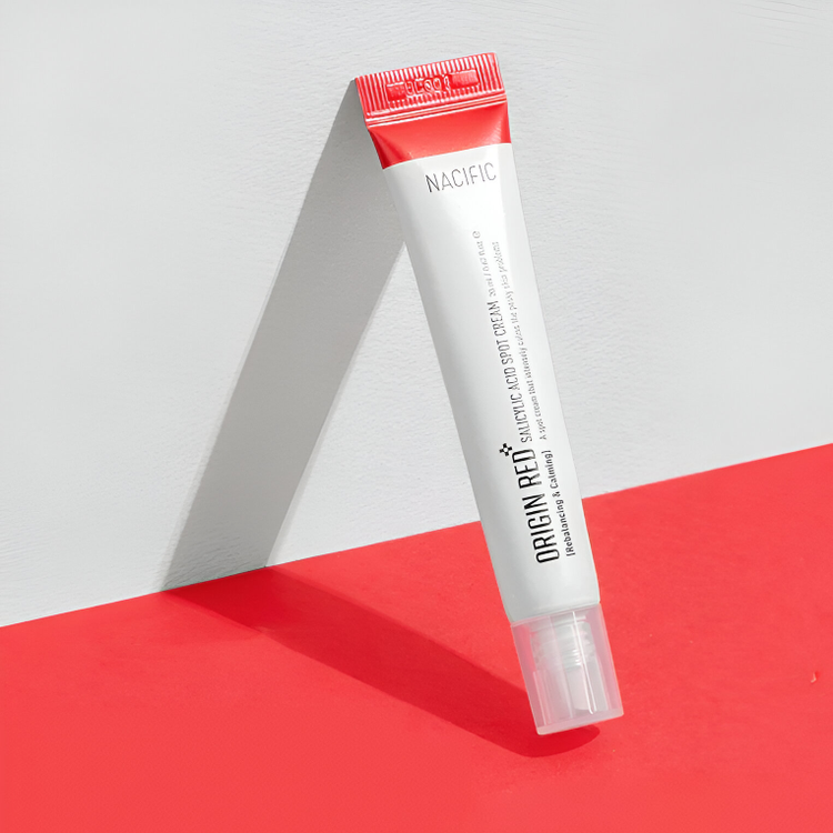 Crema de Ácido Salicílico Rojo Para Puntos Negros 20 ml - NACIFIC
