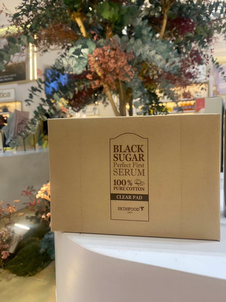 Almohadillas 100 de Algodón con Suero de azúcar Negra 60 pads - Skinfood