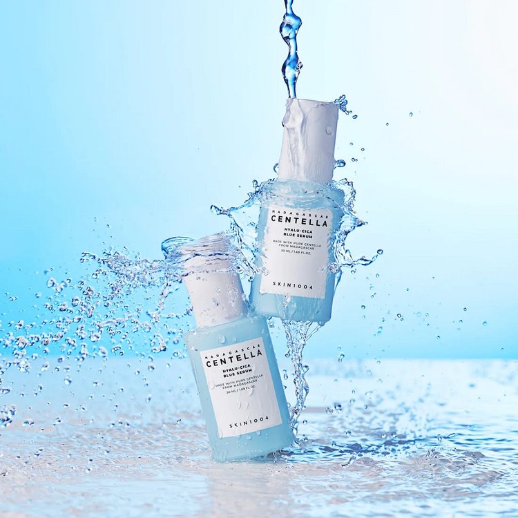 Suero Azul con Ácido Hialurónico de Centella 50 ml - Skin1004