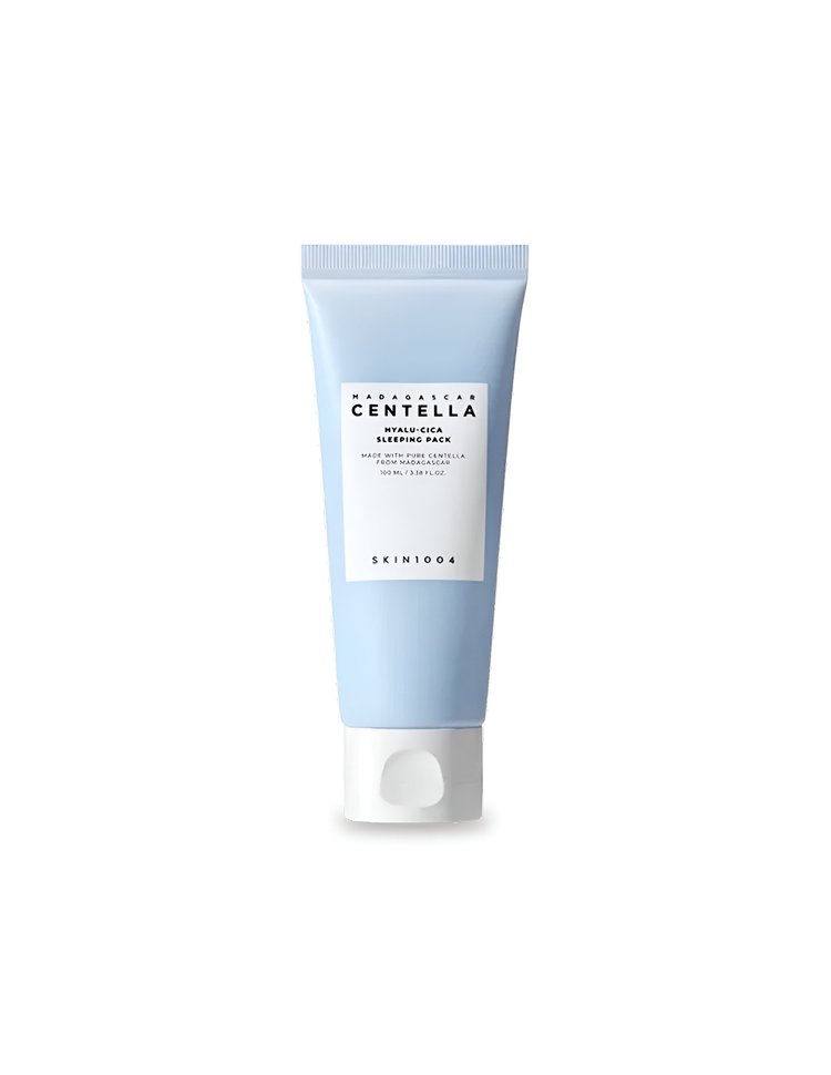 Mascarilla Facial Nocturna con Ácido hialurónico y Cica de Centella de 100ml - Skin1004