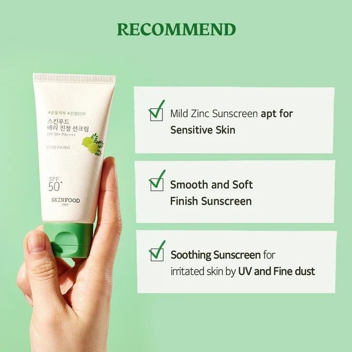 Bloqueador Solar Berry Soothing SPF50+ 50ml - Skinfood