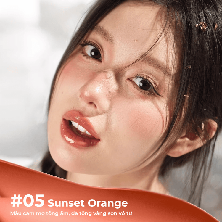 Gloss Labial Ice Watery 57 05 Sunset Orange 2.4 g - Judydoll